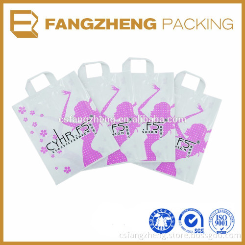 customer packaging clear cloth plastic bag ,hand bag